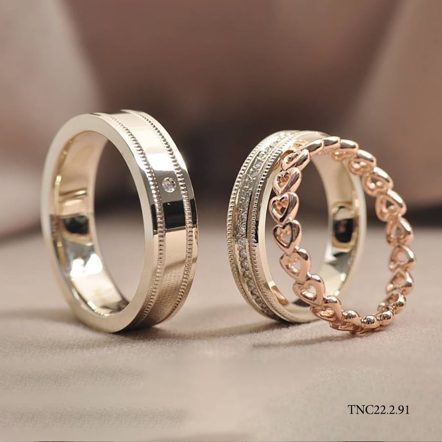 Xu hướng nhẫn cưới platin - kim cương hot nhất 2022 - Ảnh 6.