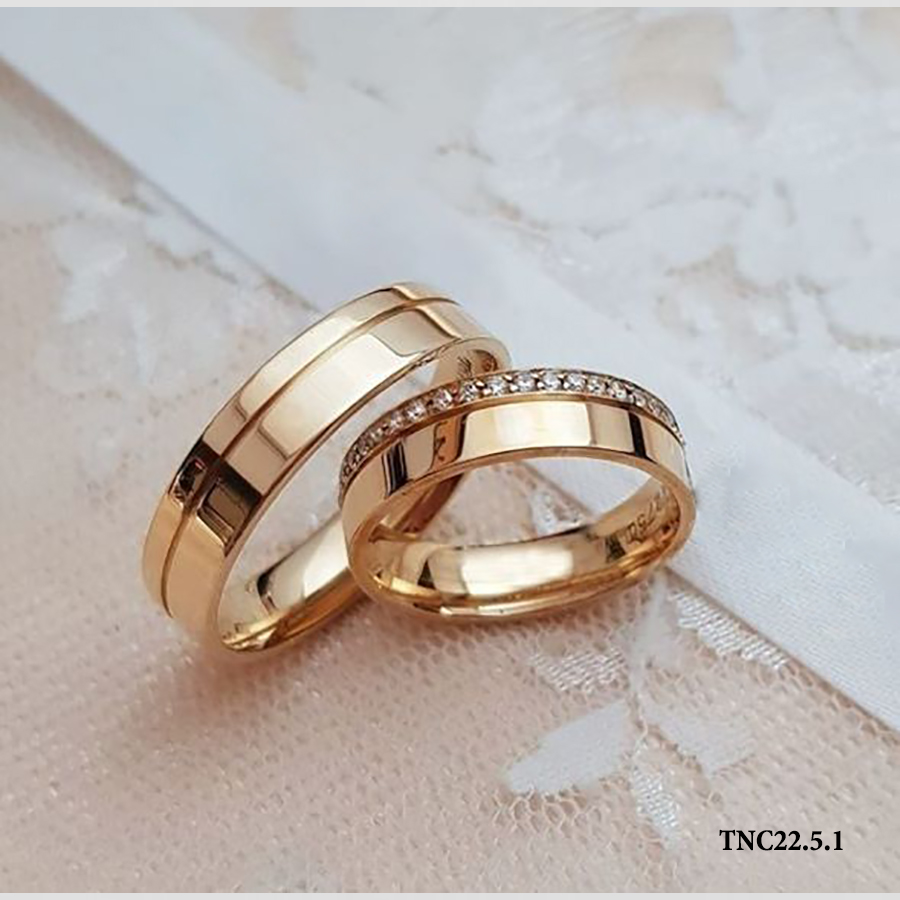 Xu hướng nhẫn cưới platin - kim cương hot nhất 2022 - Ảnh 1.