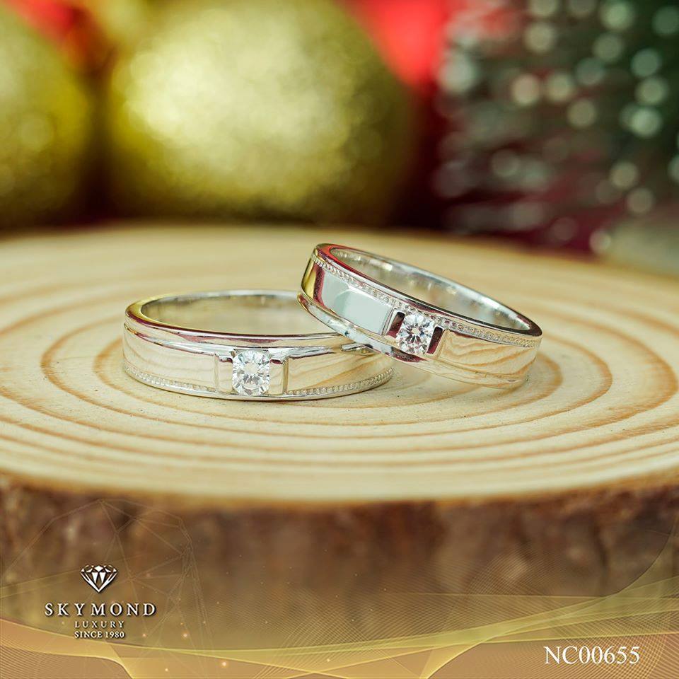 Xu hướng nhẫn cưới platin - kim cương hot nhất 2022 - Ảnh 4.