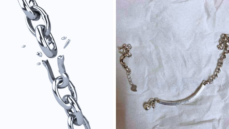 Dây chuyền bị đứt