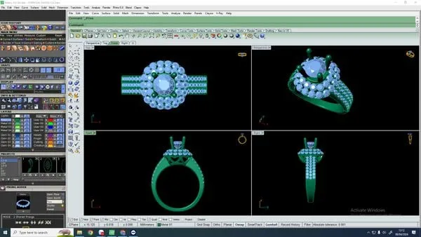 Render Trang Sức 3D: Ánh Sáng và Vật Liệu Chuyên Nghiệp