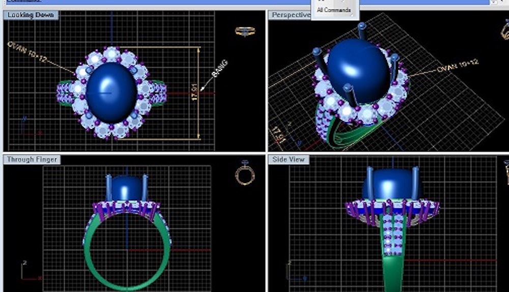 Thiết kế trang sức 3D theo yêu cầu