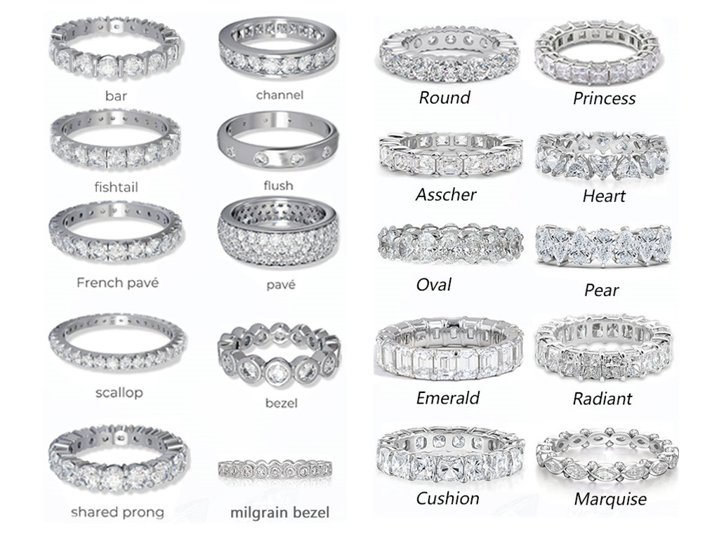 Khám phá vẻ đẹp sang trọng vượt thời gian của các kiểu nhẫn vĩnh cửu