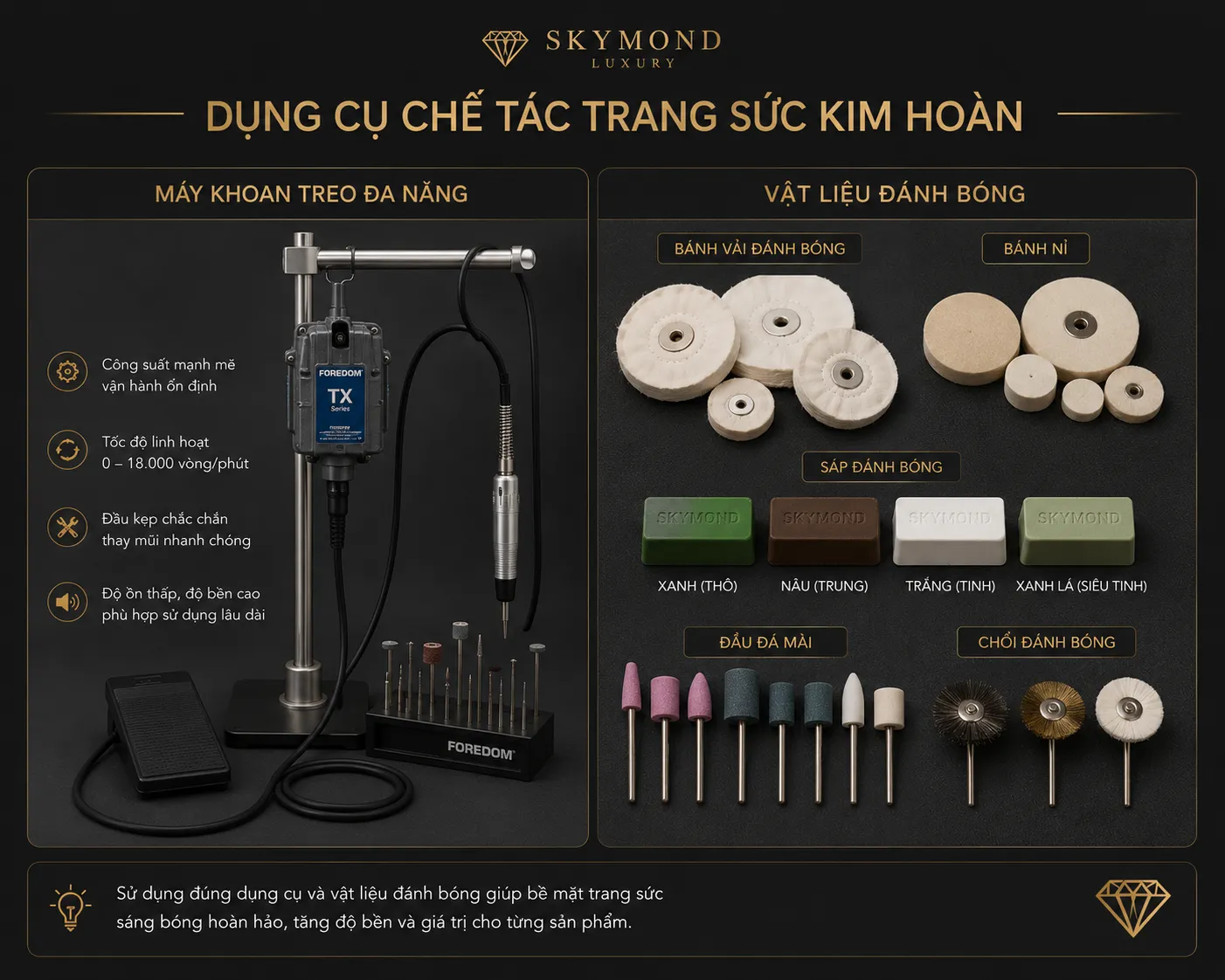dụng cụ đánh bóng