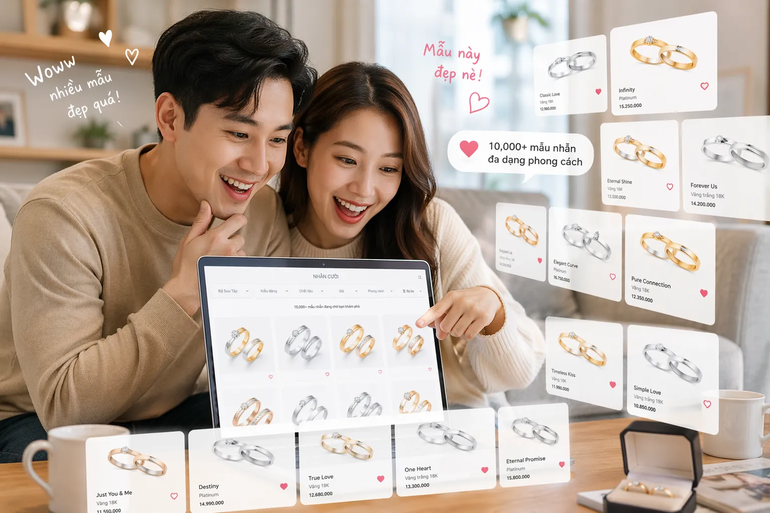 giới trẻ mua trang sức 
