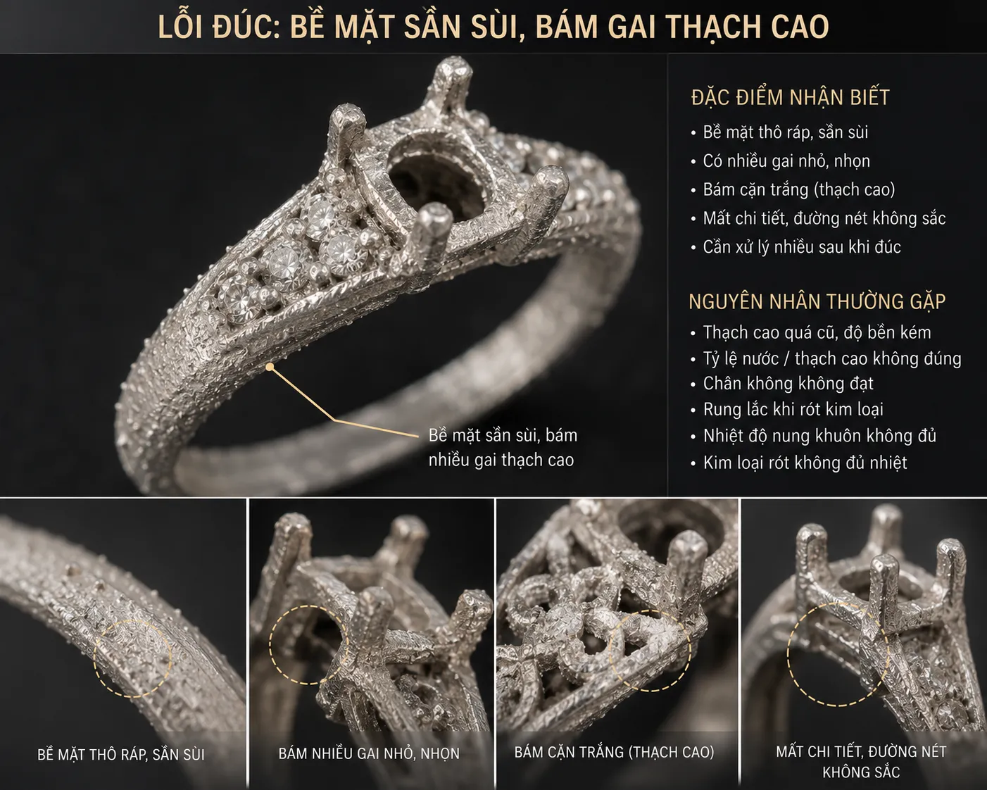 lỗi nhẫn sần s&ugrave;i