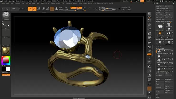 phần mềm thiết kế 3D zbrush