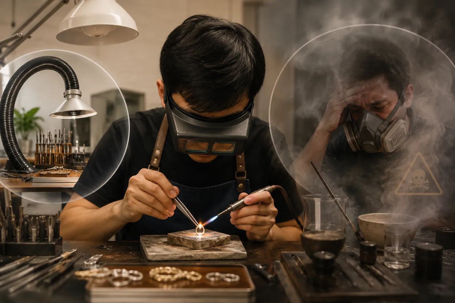 l&agrave;m nghề kim ho&agrave;n c&oacute; độc hại kh&ocirc;ng