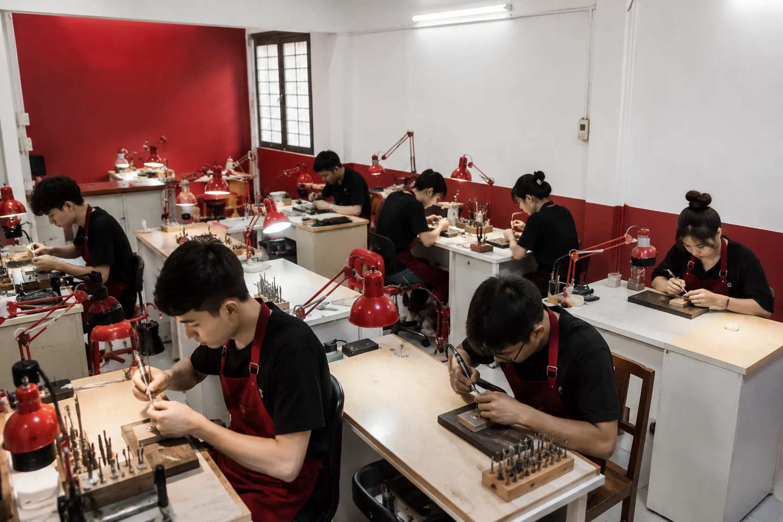 Lớp học chế t&aacute;c trang sức cezan