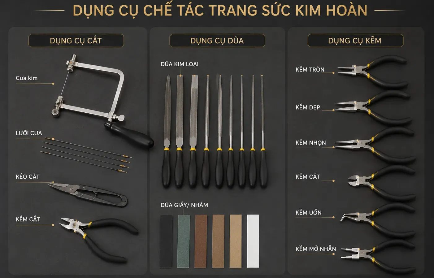 đồ nghề thợ kim hoàn