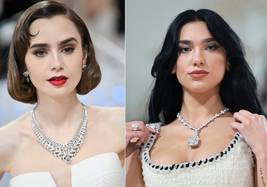 Celebrities Accessorized With Spectacular Platinum Jewelry Designs at the  Met Gala